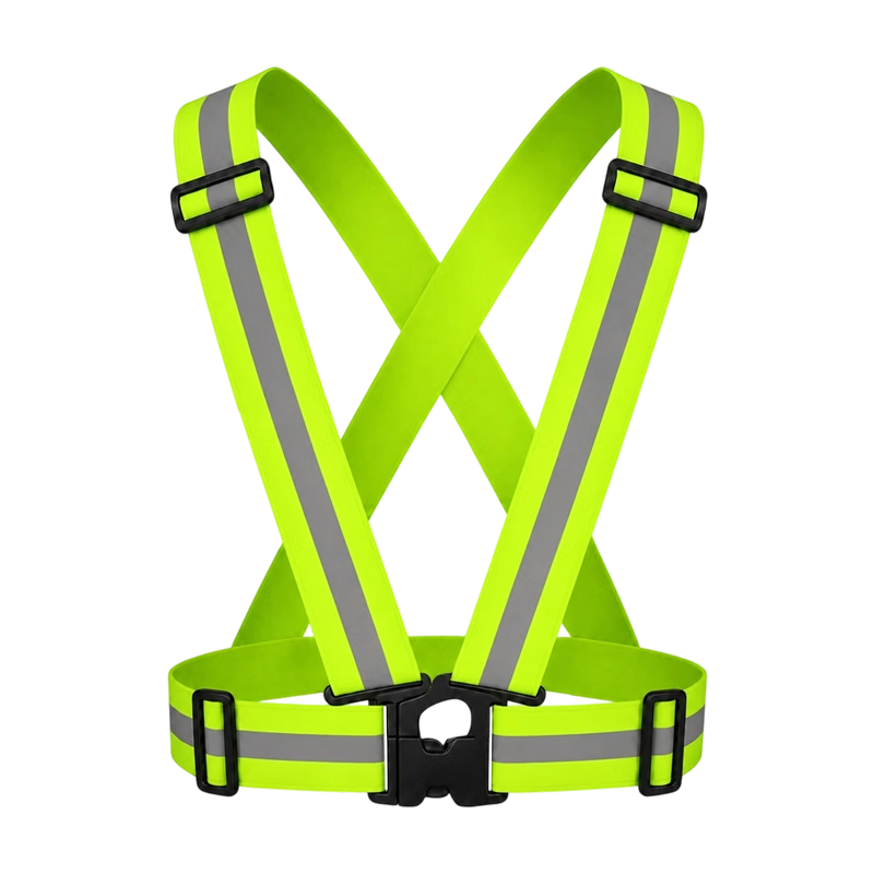 JINGXI Reflective Vest High-Visibility Traffic Safety Emergency Warning Sanitation Construction Safety Clothing One-Size Suspender Style
