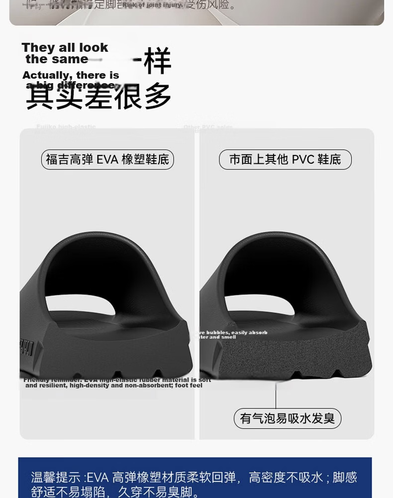 FUUJI Anti-Slip Odor-Resistant Silent Bathroom Indoor Outdoor Thick-Soled Slippers FJ8716 Yellow Size 39-40 7