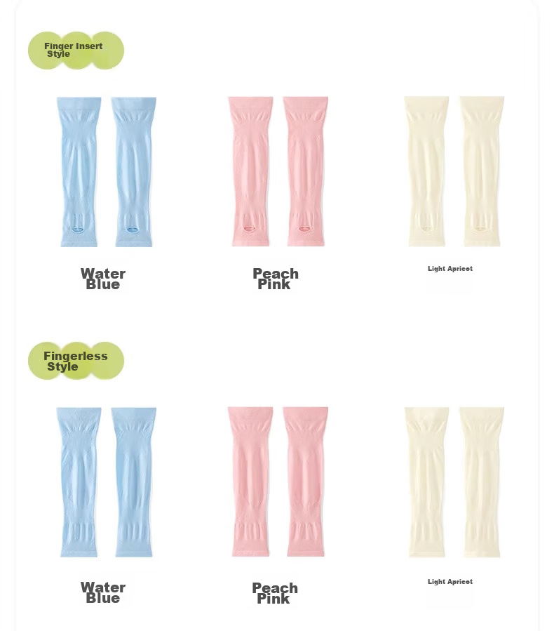 Niduoxiong Children's Ice Sleeves, Sun Protection Baby Arm Covers, Boys And Girls Summer UV-Resistant Sleeve Protectors, Breathable Arm Guards 11