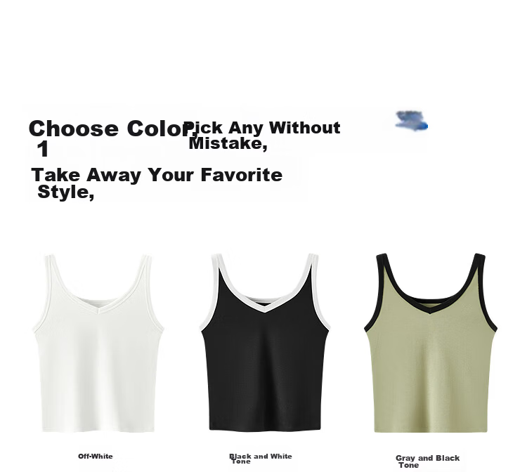 Semir Women's Summer Short V-Neck Vest, Tight-Fitting Cool-Touch Top for Layering Or Outer Wear, Elegant Ladies' Inner Wear 101325102011 21