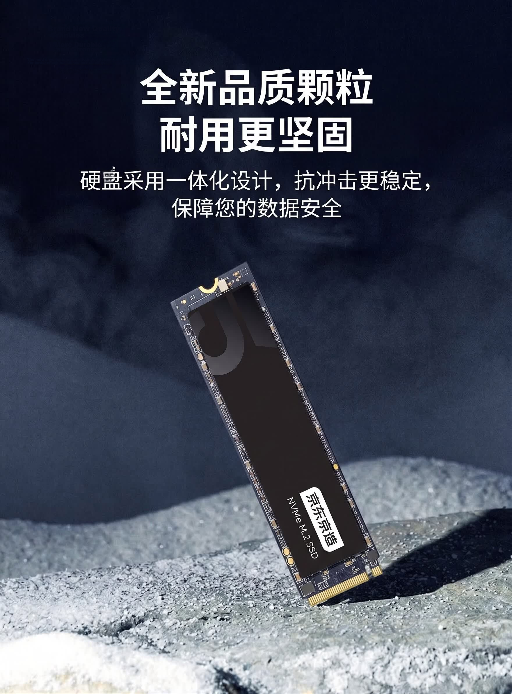 JD Original 2TB SSD Solid State Drive M.2 Interface (NVMe Protocol) PCIe 4.0 × 4 Four-Channel Kuipeng S Series 8