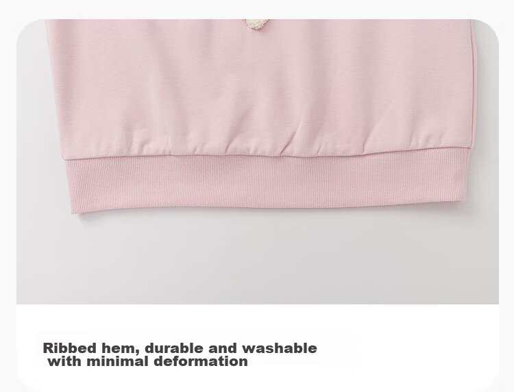 BALABALA Children's Clothing, Girls' Sweatshirt, Autumn T-Shirt for Older Kids, Sweet And Fashionable, 208325121002 8