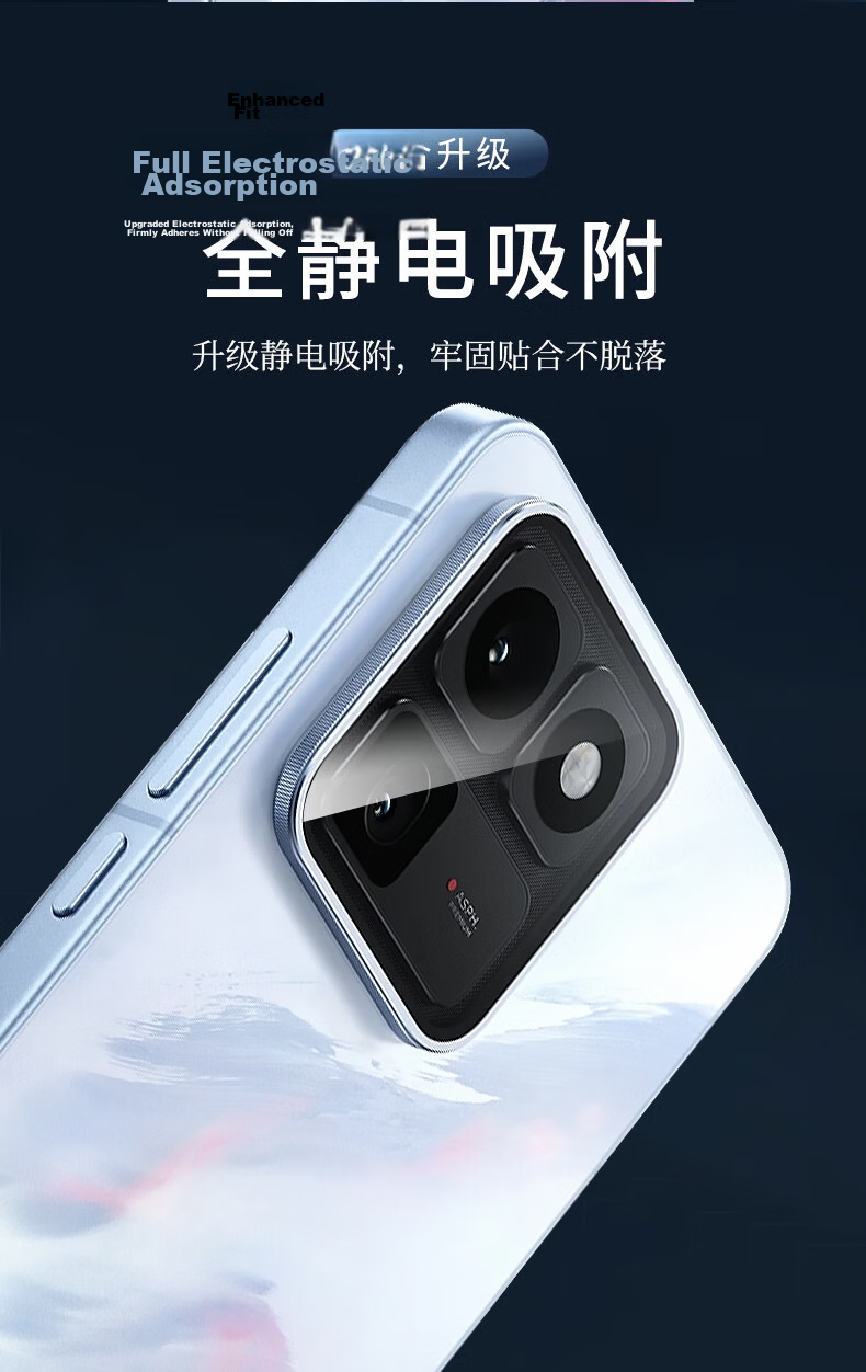 Fly Planet [2-Pack Instant Adhesive] Compatible with vivo iQOO 15T Lens Protector, vivo iQOO 15T Rear Camera Lens Protective Film, Ultra-Clear Anti-Scratch Anti-Drop Tempered Glass Film 5