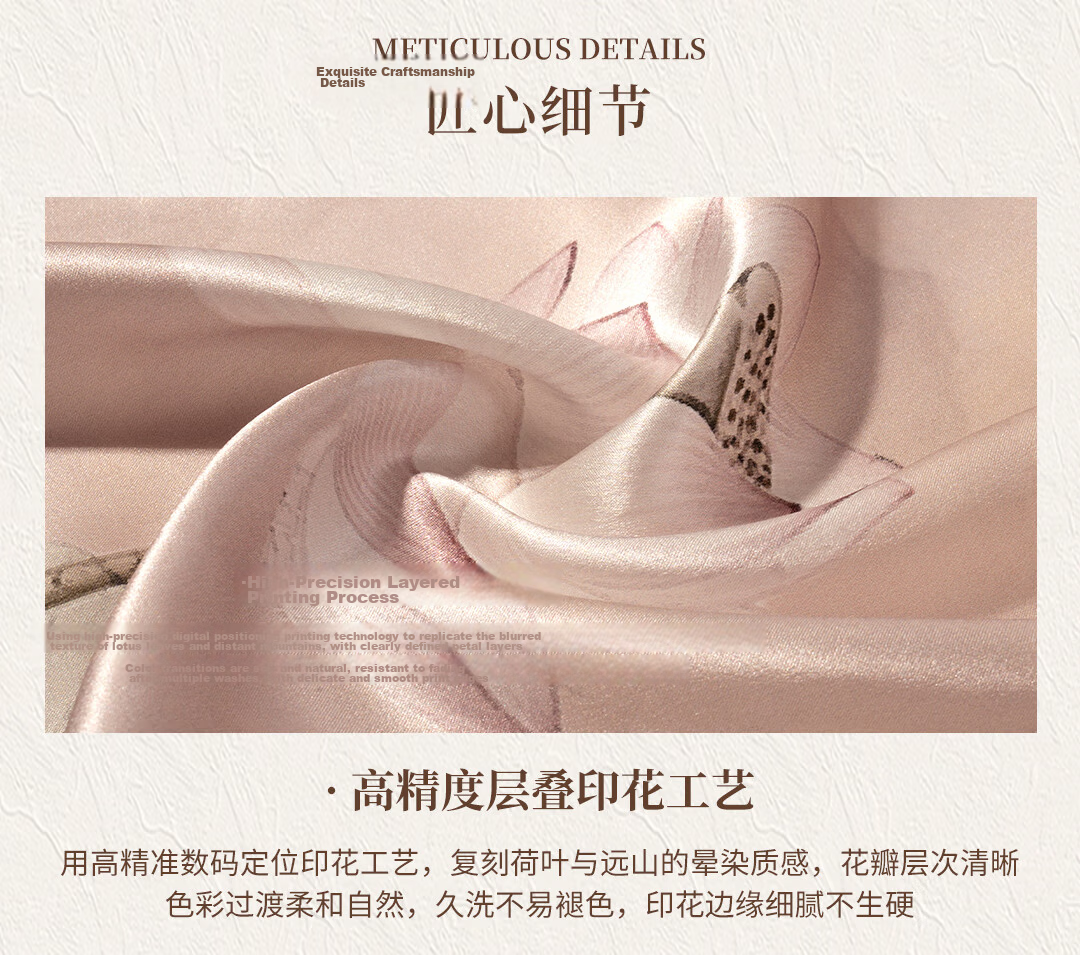 Shanghai Story [Upgraded 30% Encryption] Mulberry Silk Scarf Air Conditioning Shawl Gift Box for Mom Teacher's Day Gift 15