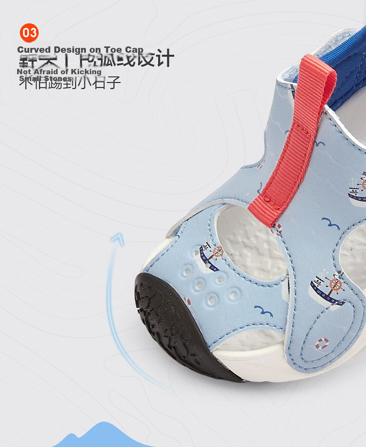 BALABALA Children's Shoes, Toddler Walking Shoes for Boys And Girls, Sandals, New Fashion Summer 2026, Outdoor Sports Shoes for Kids, Anti-Collision Toe Desig 8