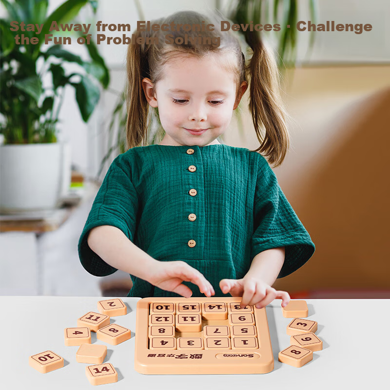 Feibei Digital Huarongdao 5x5 Magnetic Puzzle, Educational Toy for Early Learning, Gift for Children Aged 3-6 6