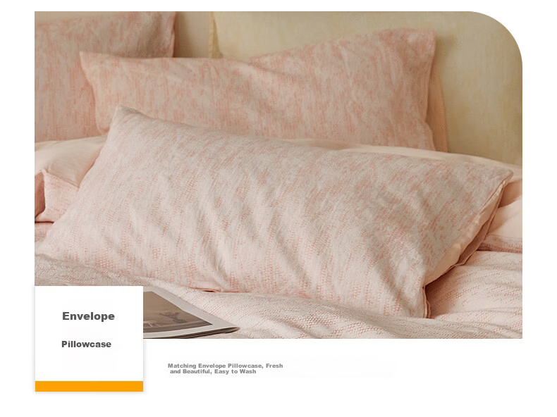 MUJI 100% Cotton Bedding Set 4-Piece Bed Sheet Duvet Cover Set 220x240cm for 1.8/2.0m Bed 11