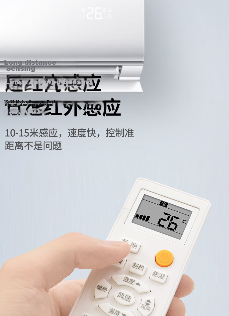 Aodoran Universal Remote Control for Haier Air Conditioner Compatible with All Central Air Conditioner Cabinet and Wall-Mounted Units, Leader, Little Genius, Little Superman Inverter Air Conditioner A 3