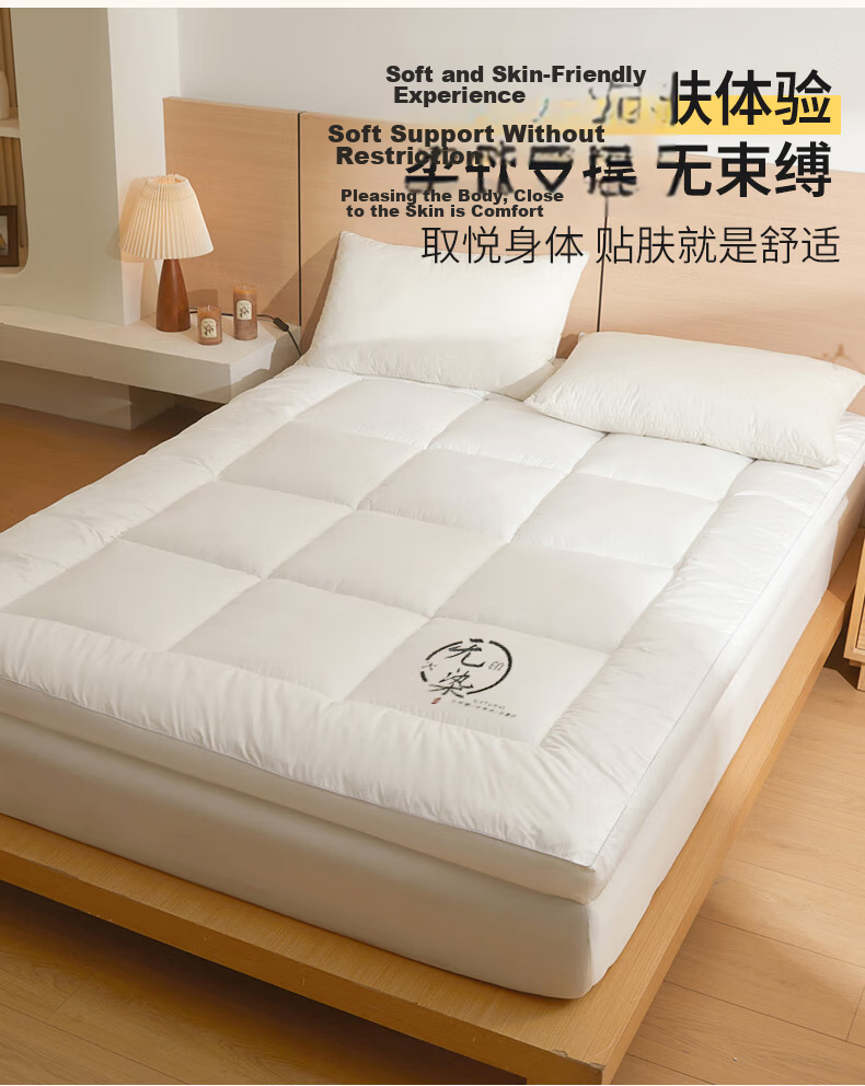 Wuyinliangpin Class A 100% Xinjiang Cotton Mattress, Single Bed for Student Dormitory, Removable And Washable, Cover Material, 0.9x1.9m 4