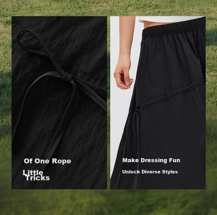 Semir Mall Same Style | Women's Summer 2026 Elegant Bowknot Long Skirt Pure White A-Line Skirt 101326120011 7