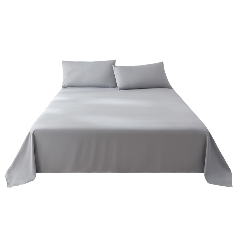 JD Jingzao Xiao Jingyan Bed Sheet Class A First Grade 100g Brushed Soft Durable Single Sheet Slate Gray 180x230cm