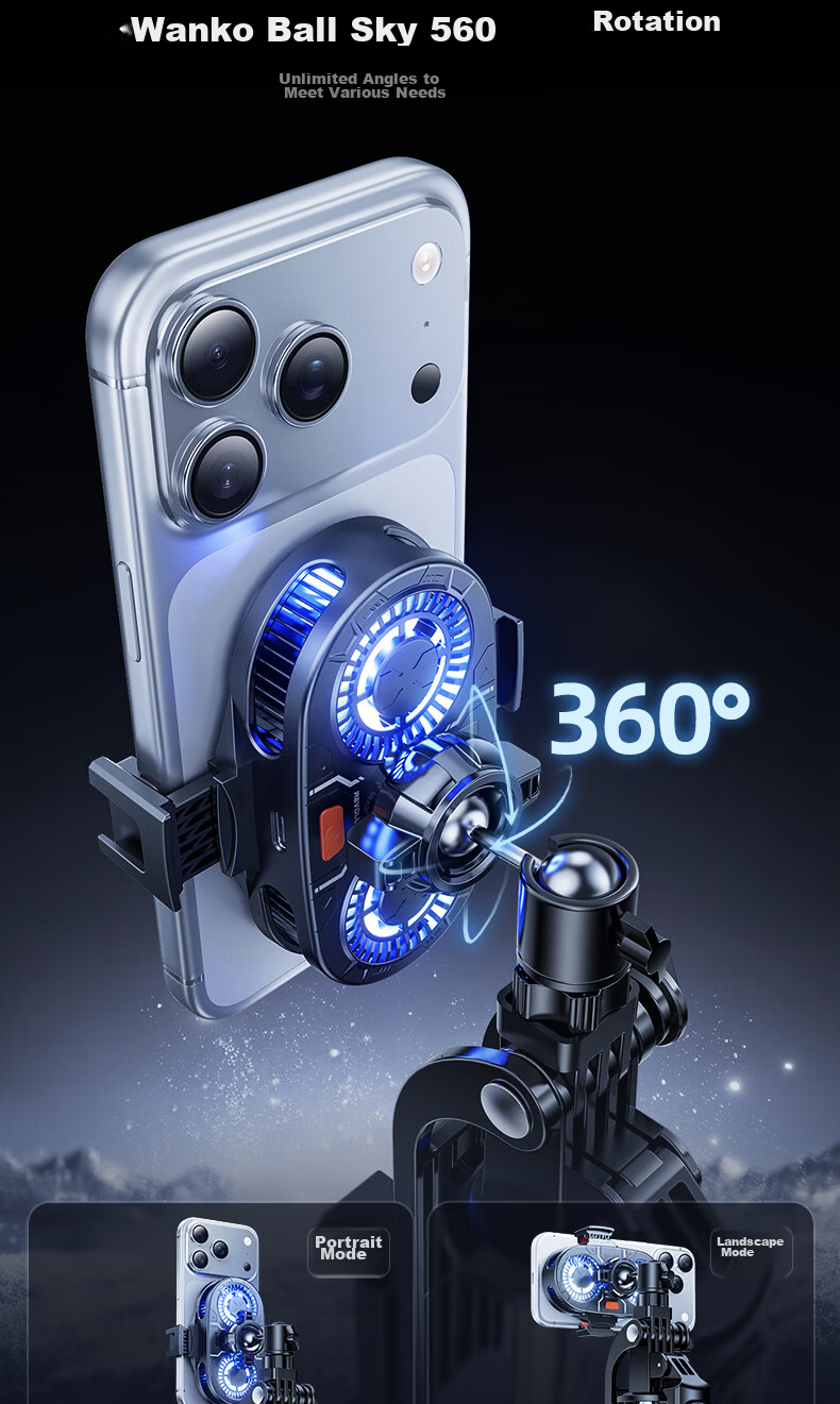 JIAHUACAI AI Dual-Core Temperature Control Mobile Phone Cooler Semiconductor Cooling Device Silent Fan Ice Clip Gaming King PUBG Accessory 11