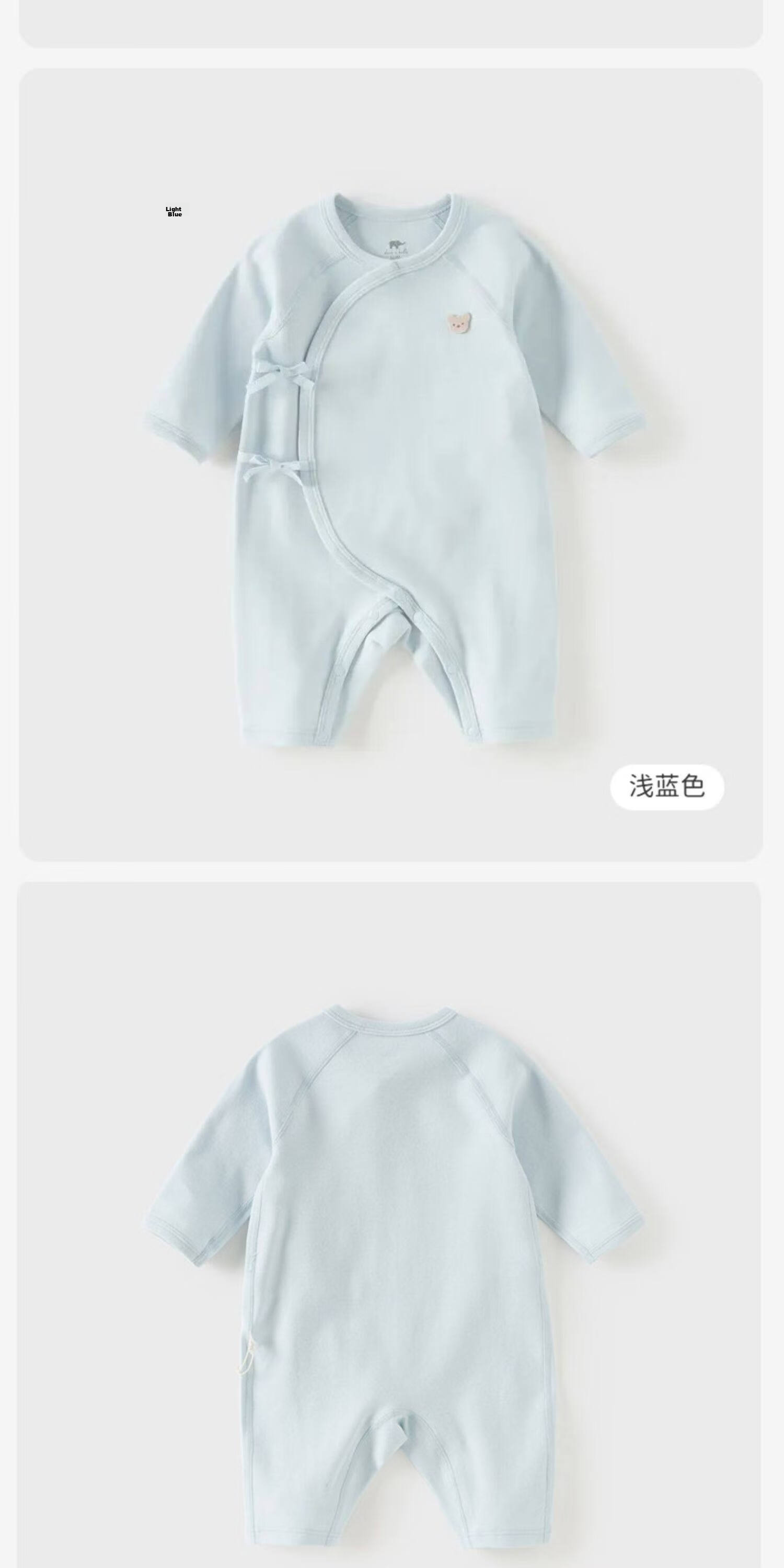 DAVE & BELLA Newborn Baby Spring and Autumn Romper Monk Suit for Boys and Girls 34