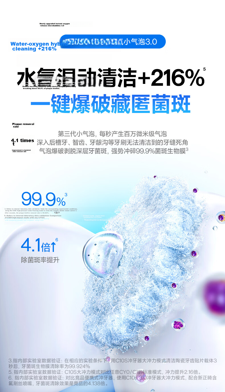Usmile Smile Plus Oral Irrigator [New Upgrade] Portable Water Flosser Teeth Cleaner Antibacterial Oral Care C10S Cream Yellow 3.0 Birthday Gift 5