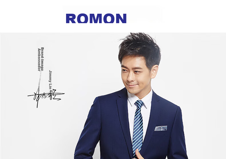 ROMON Men's Long Sleeve T-Shirt Spring and Autumn Business Polo Shirt Casual Base Layer Top Black 3XL 1