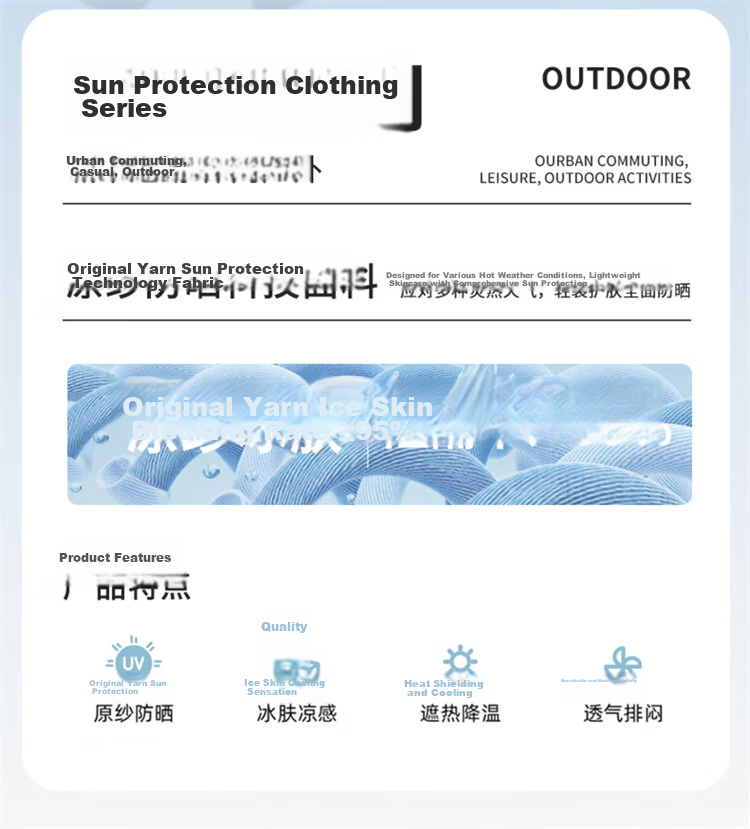 JEEP SPIRIT Men's Summer Sun Protection Jacket UV Protection Ice Silk Lightweight Outdoor Sunproof Coat Off-White 3XL 2