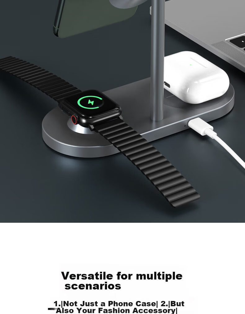 ESCASE [3-Pack] Wireless Charging Magnetic Ring MagSafe Phone Stand Circular Magnetic Disc Suction Cup for IPhone 14 And Samsung Phones, Universal White 10