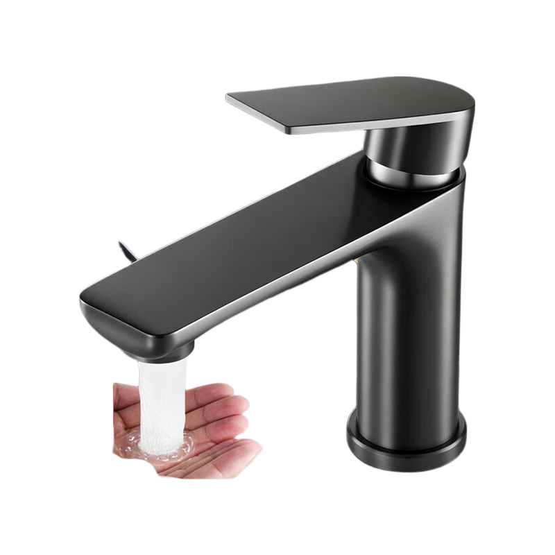 Baihan Stainless Steel Basin Faucet Hot and Cold Water Mixer Tap for Bathroom Washbasin Universal Faucet