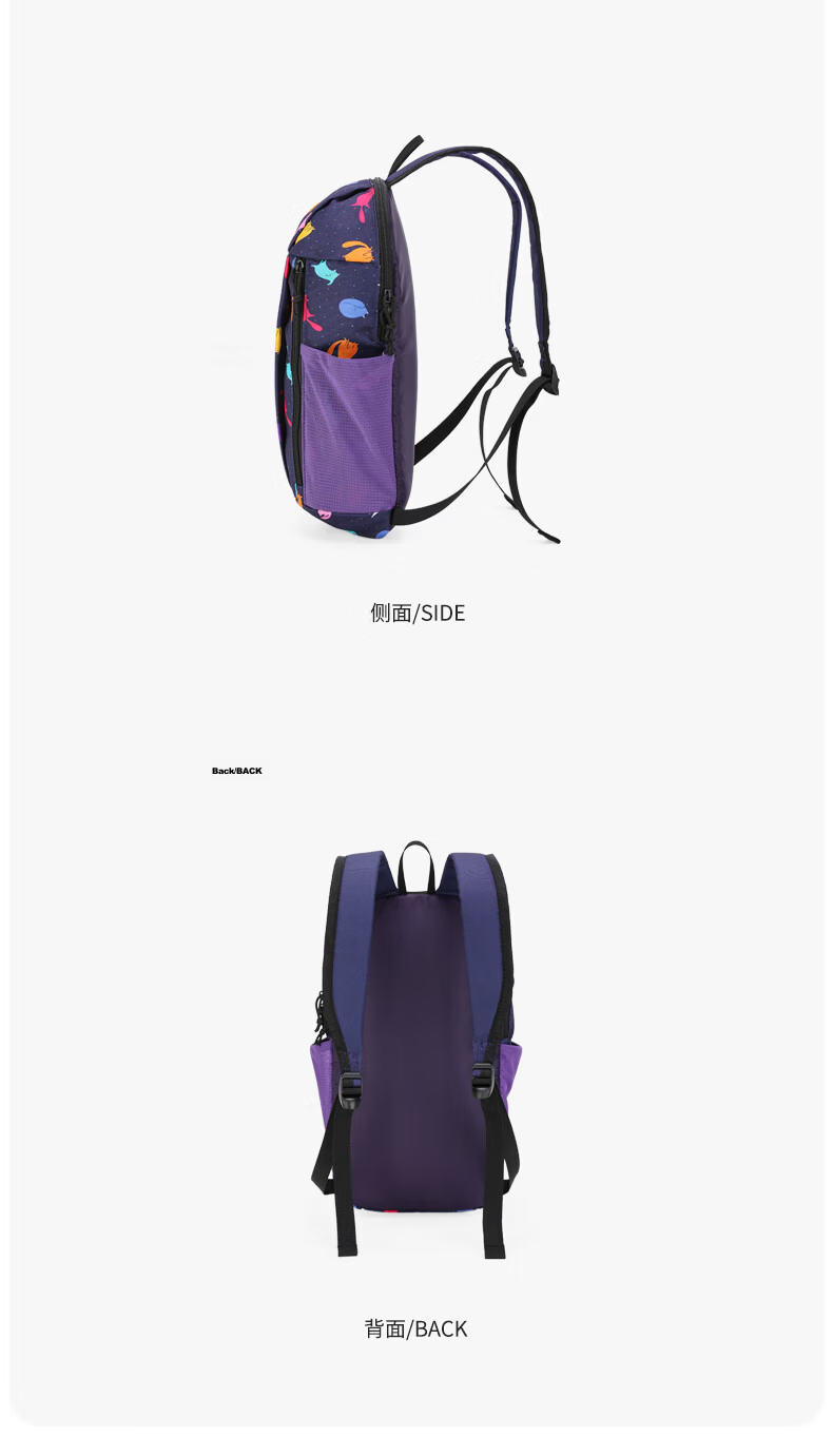 BIGCOWCOW Backpack Hiking Outdoor Sports Travel Casual Lightweight Cycling School Bag Birthday Gift 15