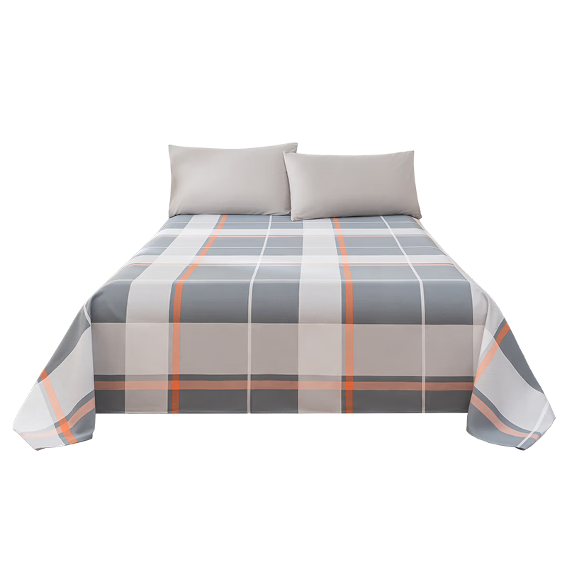 JD Jingzao Coarse Cloth Bed Sheet Single Piece Class A Skin-Friendly Breathable Comfortable Durable 250x230cm Mist