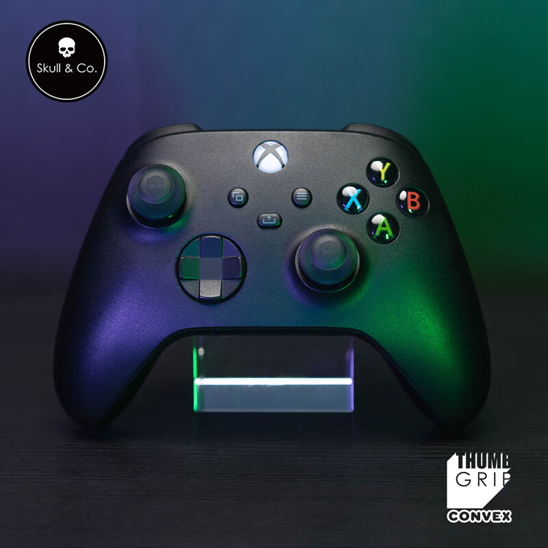 Колпачки для джойстиков Skull & Co. XBOX, 2 пары, гладкое управление, противоскользящие и защищающие от пота, защита головки джойстика от износа, черные