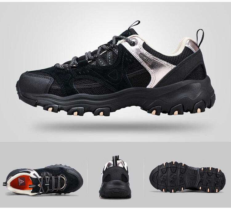 HUMTTO Outdoor Hiking Shoes for Women, Lightweight Comfortable Casual Trekking Shoes Professional Non-Slip Climbing Shoes Gray Size 36 14