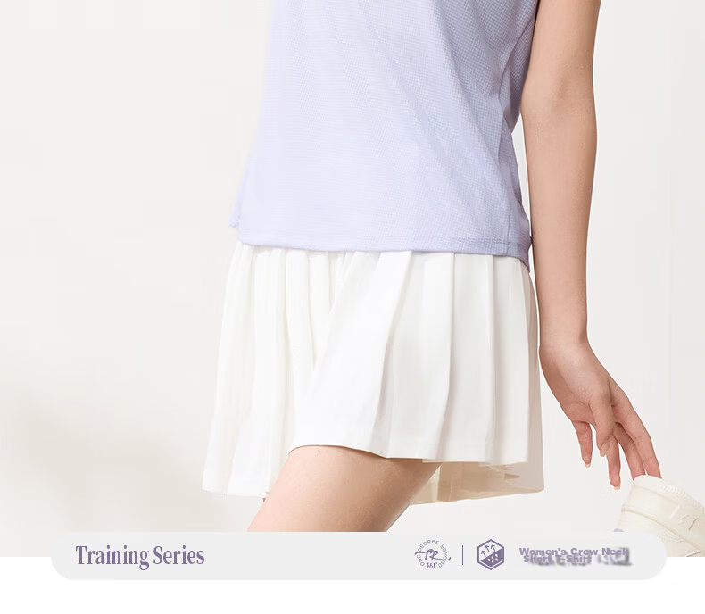 361° Women's T-Shirt Spring Summer Sports Quick-Dry Loose Casual Running Crew Neck Short Sleeve Top 662624117D-8 2