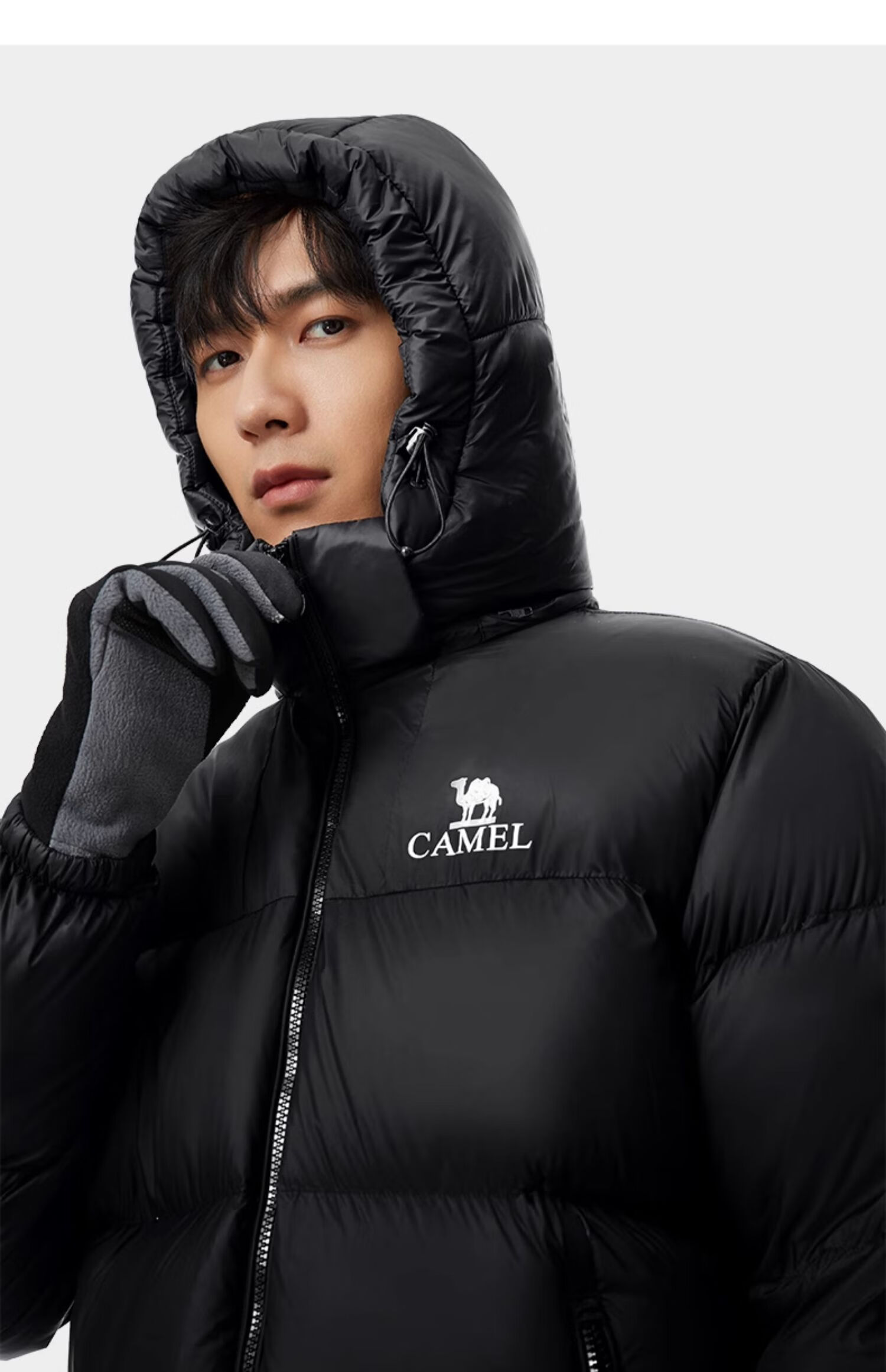 Luotuo (CAMEL) [Xiaotaiyang-Graphene] Autumn And Winter Outdoor down Jacket for Men And Women, Thickened Warm Puffer Coat 35