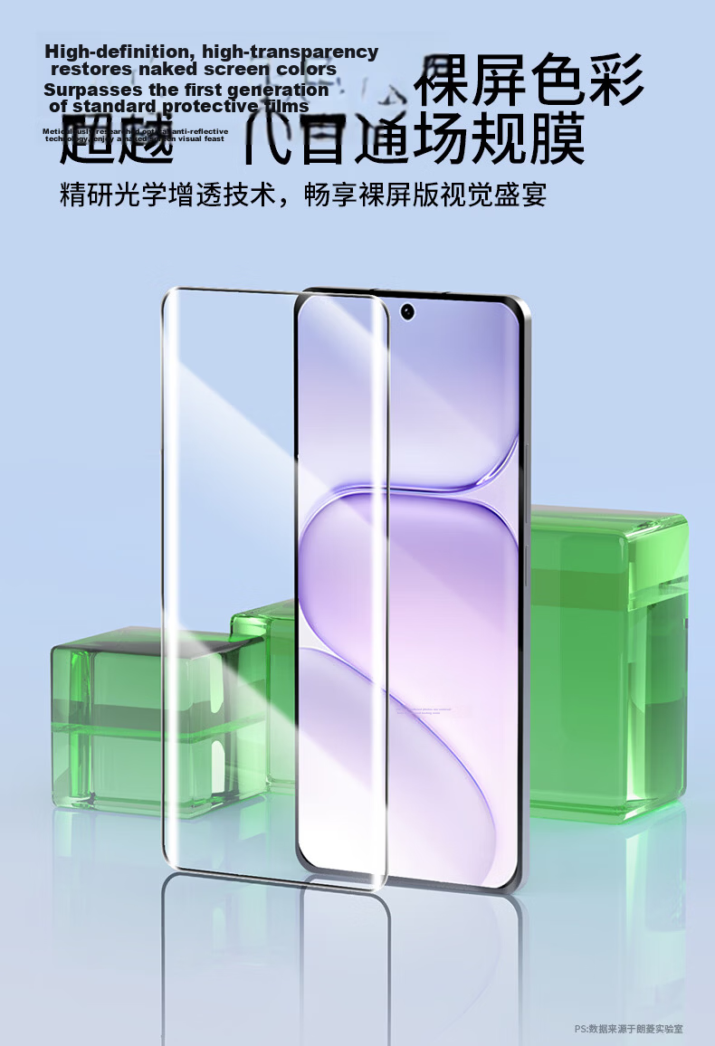 Langling [Top Dust Removal Chamber | 3D Hot-Bent AR Anti-Glare] Full Glue Tempered Glass Screen Protector for Honor 600 Super Edition / 600 Pro / Vitality Edition 13