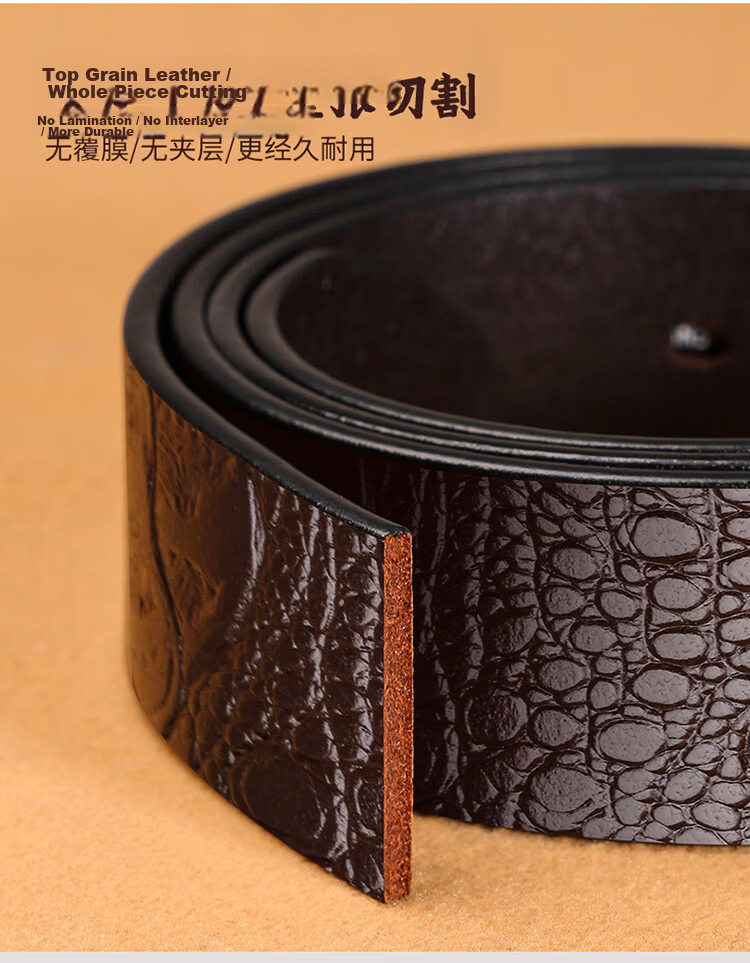 CARTELO Men's Vintage First Layer Cowhide Leather Pin Buckle Fashion Belt Gift for Boyfriend Husband Dad 4