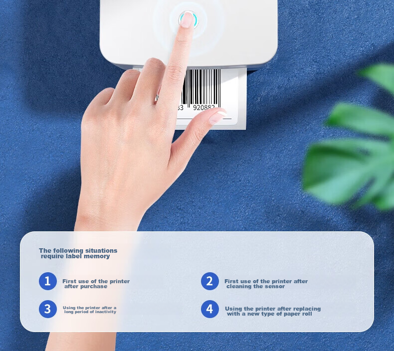 Deli DL-888D(NEW) Thermal Label Printer Commercial Office Adhesive Shipping Warehouse Logistics Label Fixed Asset USB Version 108mm 150mm/s 15
