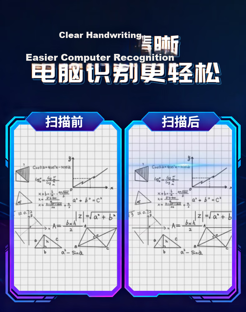 Xiaobaidian Phantom Silent Click 0.5mm Neutral Pen Student Exam Brush Pen Low Center of Gravity Black Pen High-Value Water-Based Quick-Dry Carbon Ballpoint Pen SG729 White Barrel 4