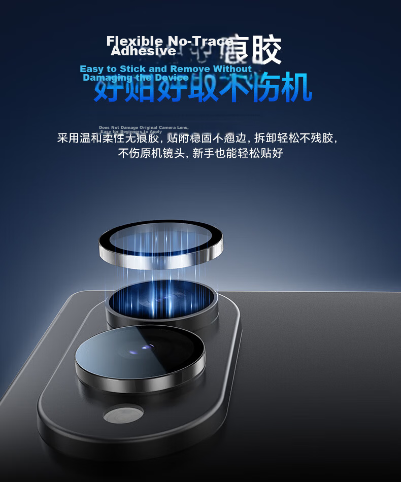 Benks Crystal Shield Ultra-Hard Glass AR Anti-Reflection Tempered Lens Protector for Samsung Z Fold 8 Rear Camera Scratch-Resistant Foldable Protective Film 7