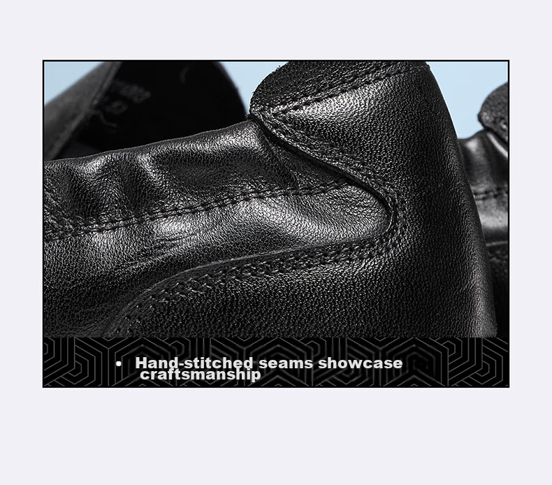 CAMEL Men's Business Leather Shoes Commuter Cowhide Casual Shoes P16S211003 Brown Size 38 Qixi Festival Gift 5