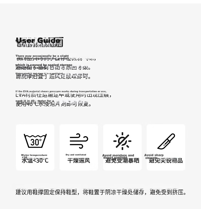 Ganmai Summer Outdoor Creek Shoes Men Soft Sole EVA Non-slip Wear-resistant Breathable Beach Sandals White Size 44-45 13