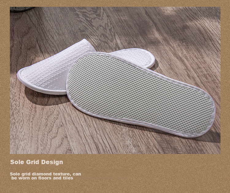 JAJALIN Disposable Slippers [10 Pairs], Guest Slippers, Hotel And Beauty Salon Non-Slip Shoes, Thickened Portable Slippers 6