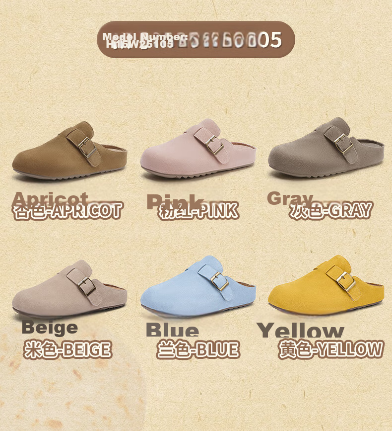 Hotwind Women's Casual Commuter Versatile Birkenstock Style Mules Spring New Comfortable Shoes 7