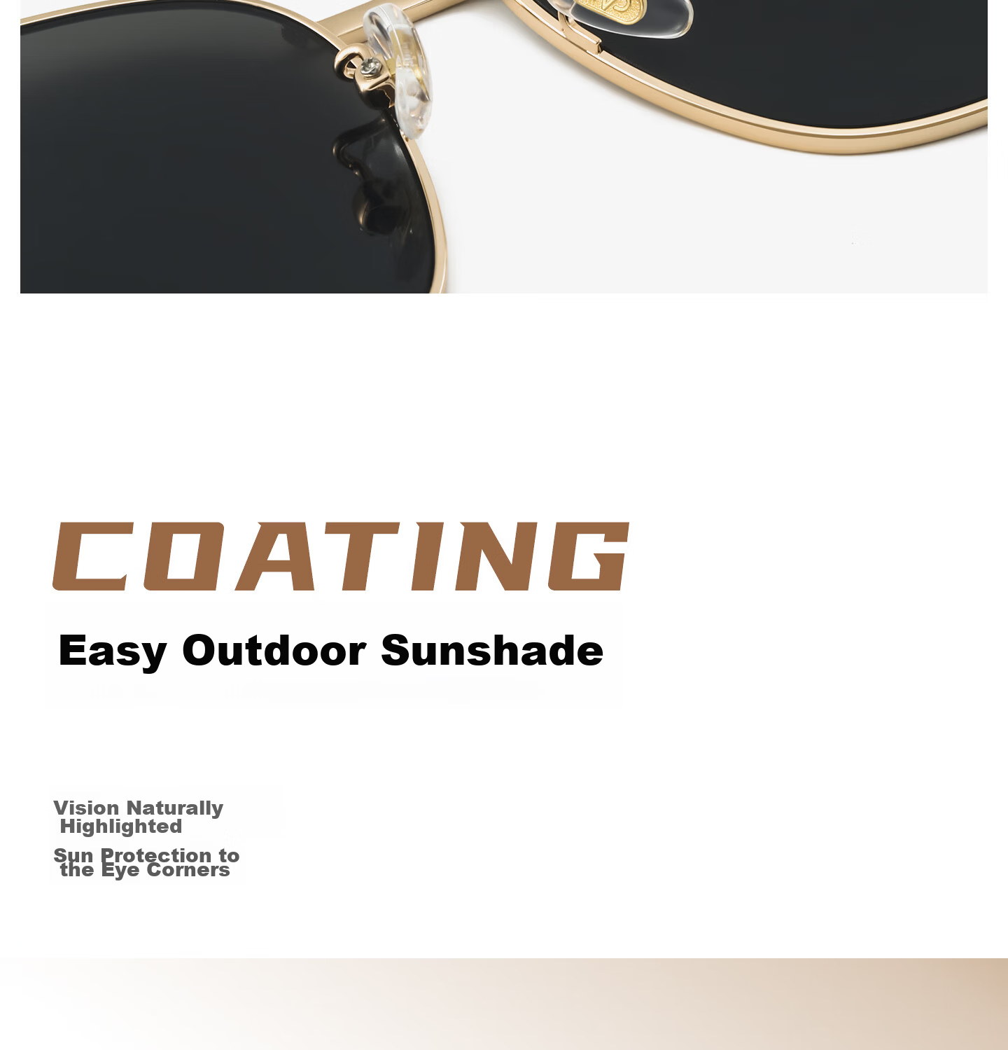 Jiaboli Polarized Sunglasses for Women Vintage Style UV Protection 2026 New Large Frame Slim Face Sunglasses 17