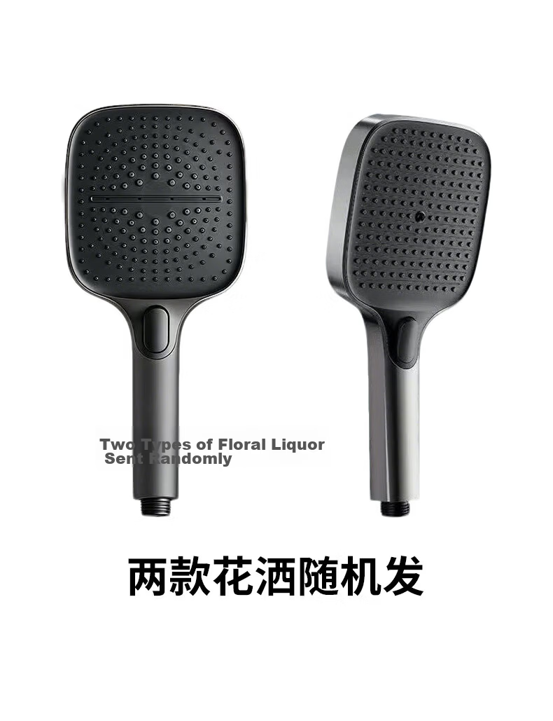 JROR Seiko High-Pressure Shower Head Single Spray Bathroom Shower Sprayer Bath Showerhead 15