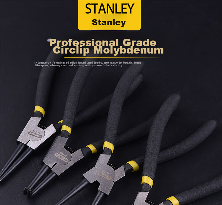 STANLEY German-Style Internal Snap Ring Pliers 13-Inch Circlip Pliers Retaining Ring Pliers Spring Pliers (Internal) 84-365-23 2