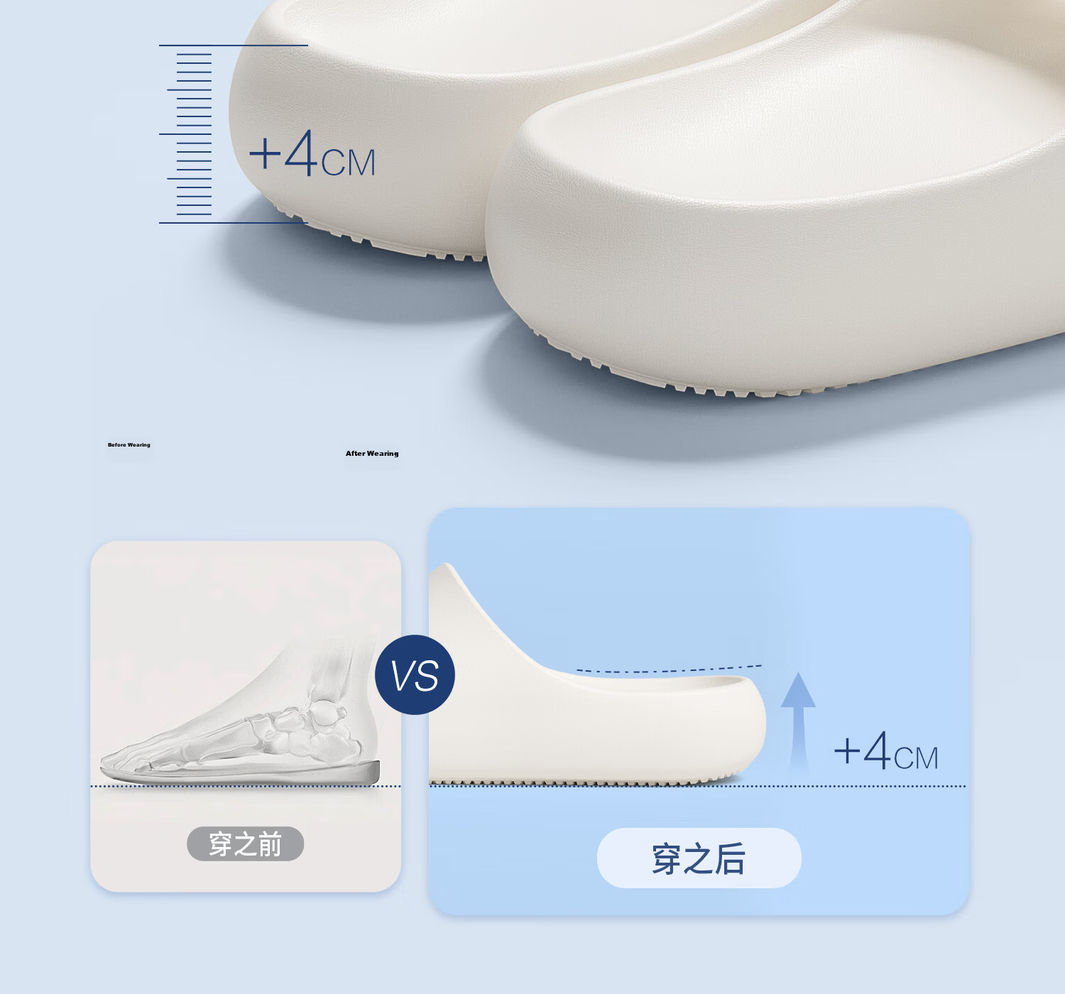 Mercury Home Textile Women's Platform Thick-Soled Slippers Summer New Indoor Bathroom Non-Slip EVA Beach Soft Feeling Cool Slippers 4