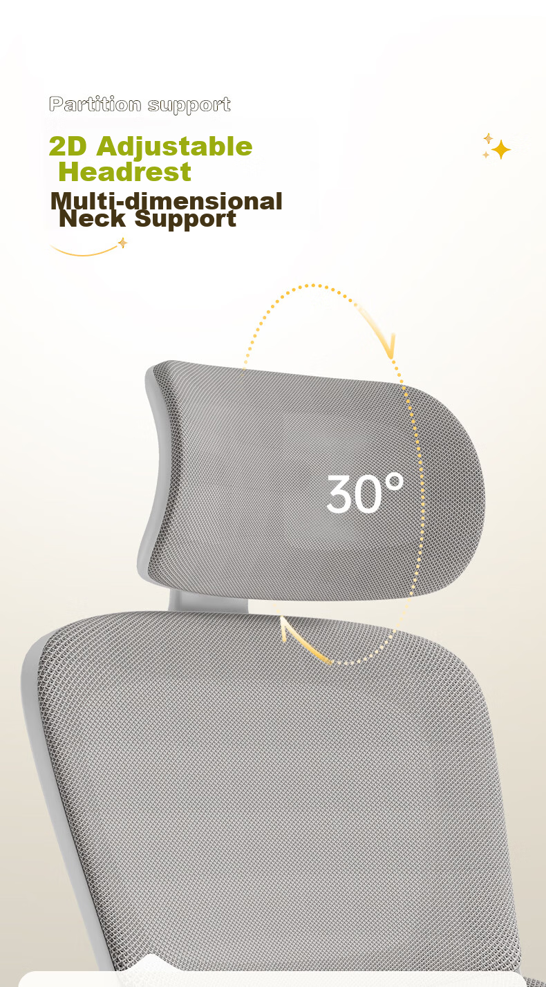 Deli KF268S Ergonomic Computer Chair for Middle School Students Adjustable Height Folding Armrests with Footrest 15