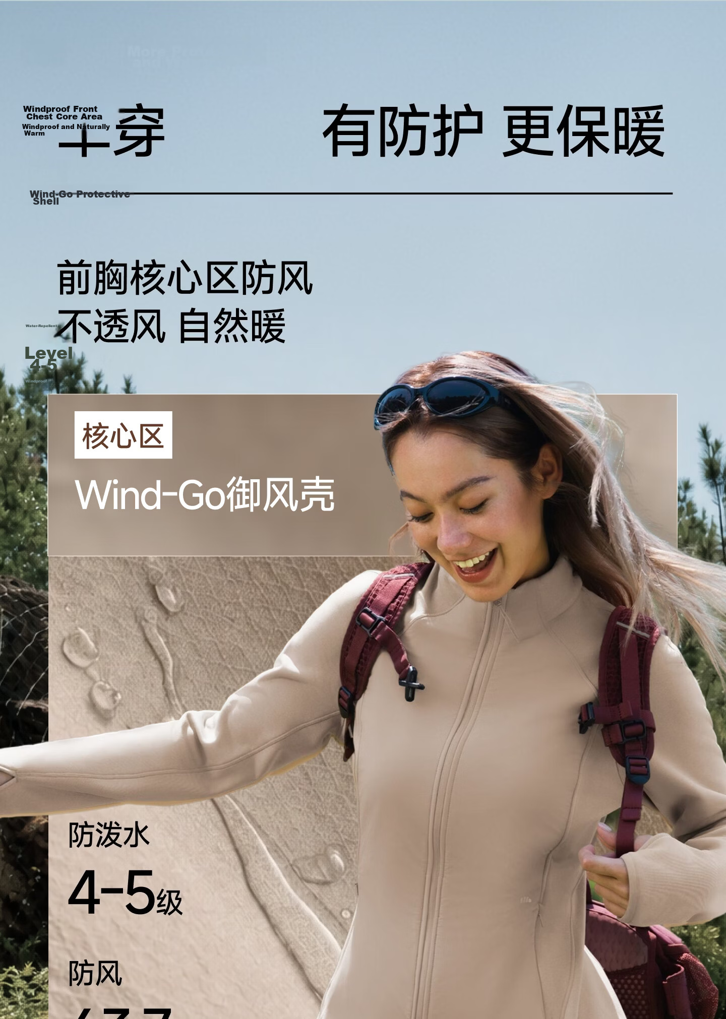 Beneunder Women's Fleece Jacket Mid-Warm Windproof Outdoor Wearable Machine Washable PM128 5