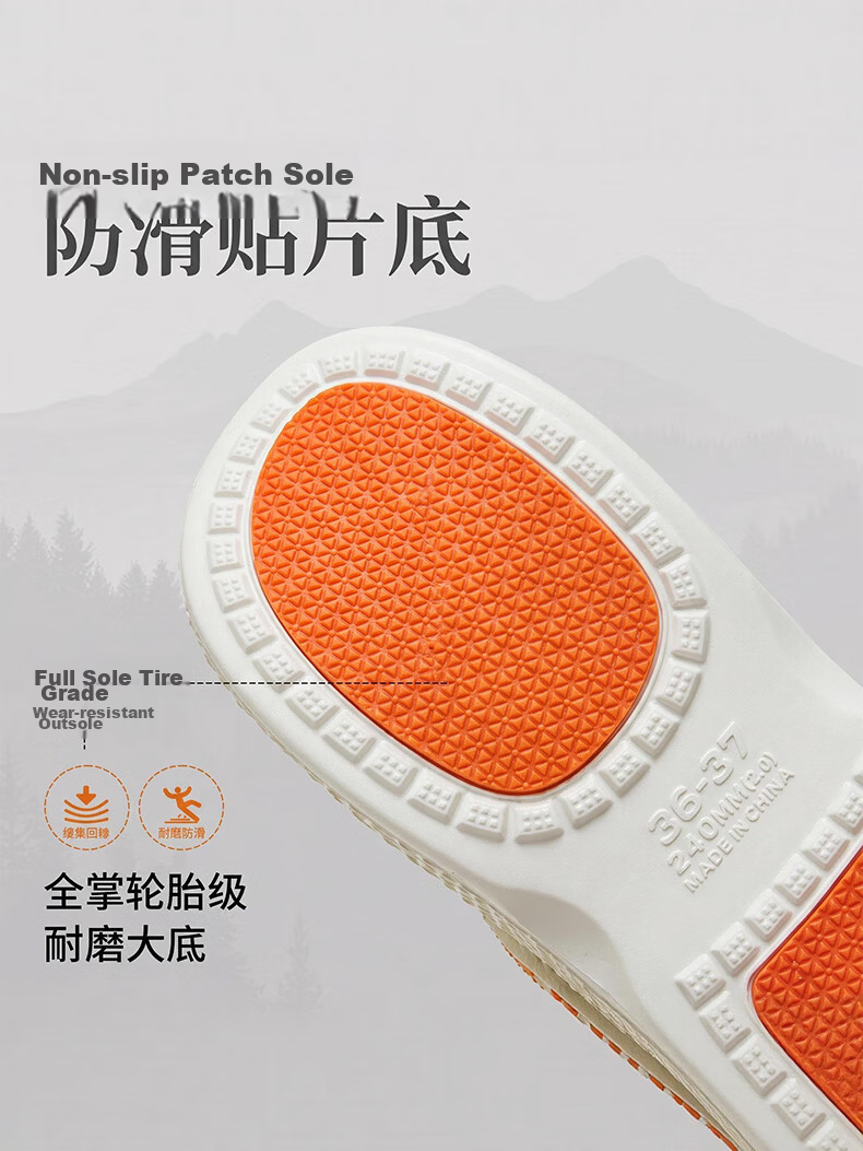 HIPANDA Non-Slip EVA Summer Men's Sandals Outdoor Driving Beach Slippers Women's Closed-Toe Slides 8