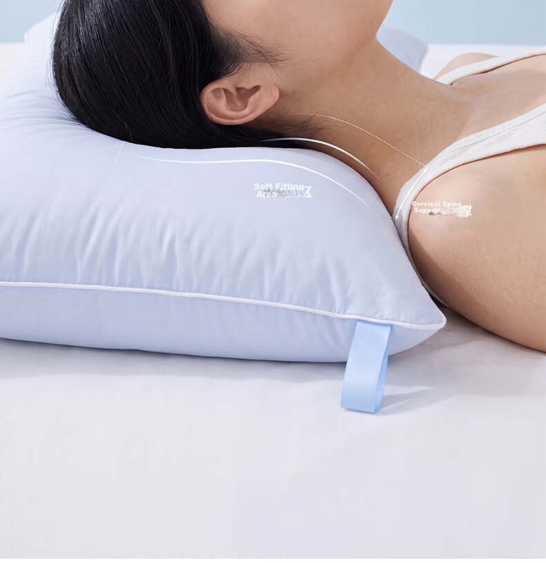 Mercury Home Textile Washable Neck Support Pillow Cotton Anti-Mite Cervical Pillow for Home Dormitory Single Student Use A-Class 7