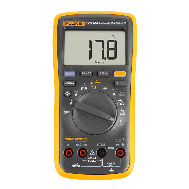 FLUKE 17B MAX-02 Digital Multimeter, High-Precision Intelligent Electrician Meter, Universal Meter, Multi-Function Ammeter