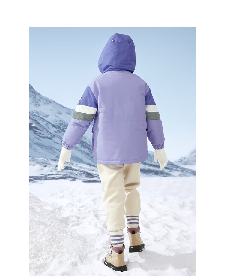 BALABALA Children's down Jacket, Boys And Girls New Winter Thickened Warm Two-Piece Set, Windproof Waterproof Breathable Technology 22