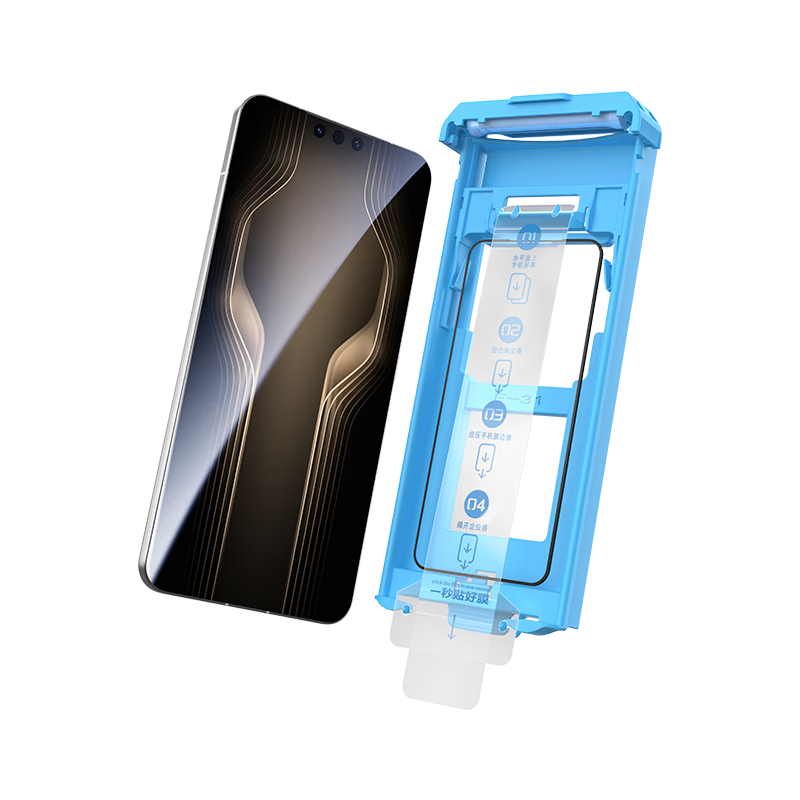 Langling 3D Heat-Bent Full Glue Tempered Glass Screen Protector for Huawei Mate80 Pro Max Mate80 RS/Fengchi Edition, Ultra-Clear, Drop-Resistant, Wear-Resistant, Anti-Fingerprint Protective Film