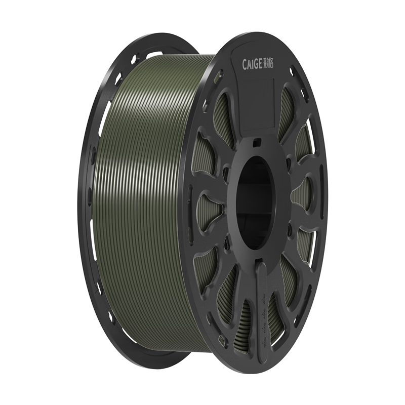 Caige 3D Printing Filament PETG 1.75mm Compatible with Taz, Creality, Elegoo, Zongwei Cube, Aurora Erwo 3D Printer Filament Dark Green 1kg