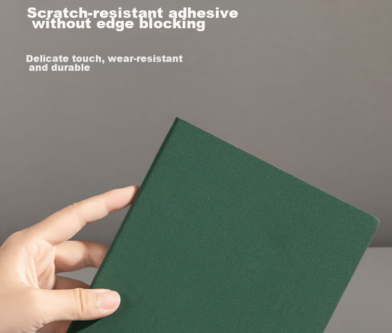 Deli Customizable Leather Notebook A5/112 Pages with Pen Insert, Soft Leather Cover, Elegant Skin-Feel Journal Diary Notebook, Morandi Color Series 22290 Brow 9